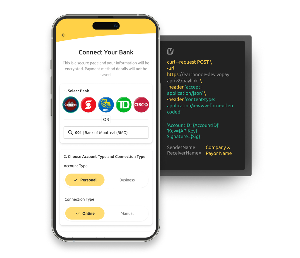 Automate Collecting Bank Account Information
