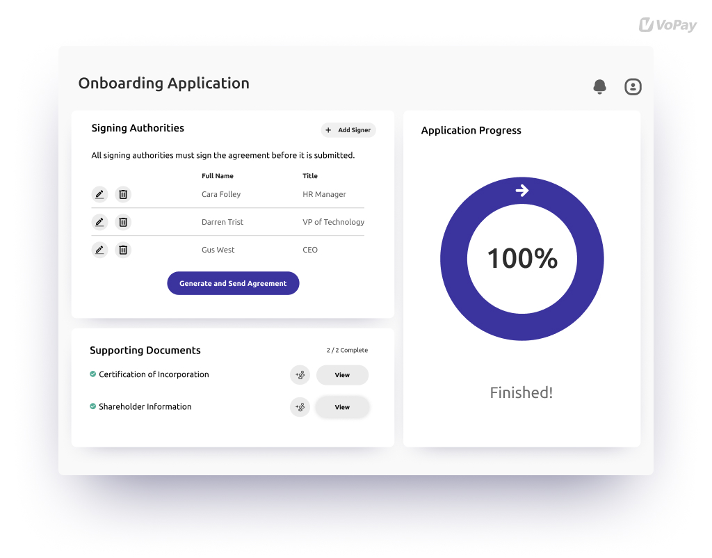 Automation for Merchant Onboarding Application