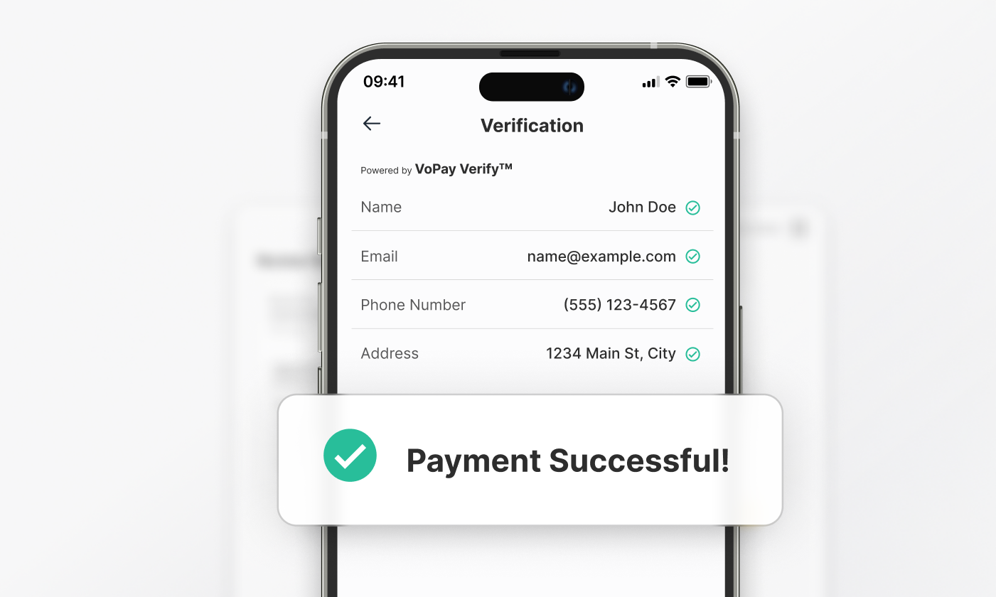 Identity and Contact Verification for Customer Onboarding and Payment Success